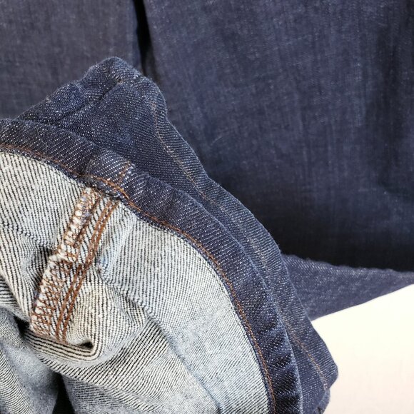 EILEEN FISHER Jeans Straight Leg Classic Dark Wash Ankle size M - Picture 7 of 9